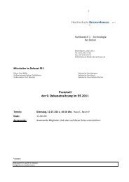 Protokoll 8. Sitzung am 12.07.2011