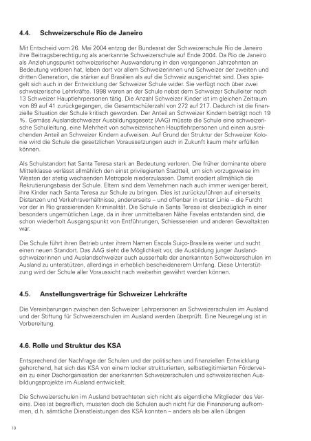 Jahresbericht 2004 - educationsuisse