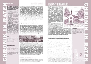 2. Fascht e Familie - Reformierte Kirchgemeinde Arlesheim