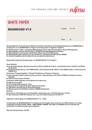 White Paper: BS2000/OSD V7.0 (de) - Fujitsu