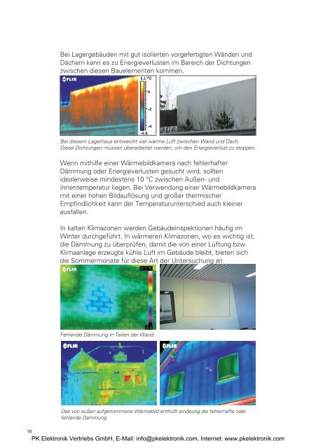 FLIR Thermografie-Handbuch für Bau ... - PK Elektronik