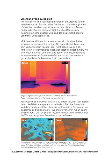 FLIR Thermografie-Handbuch für Bau ... - PK Elektronik