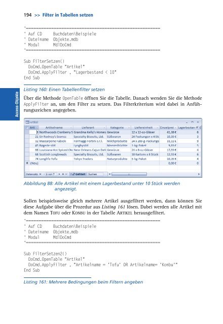 Das Access-VBA Codebook  - *ISBN ... - Addison-Wesley