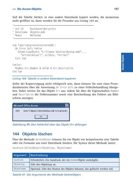 Das Access-VBA Codebook  - *ISBN ... - Addison-Wesley