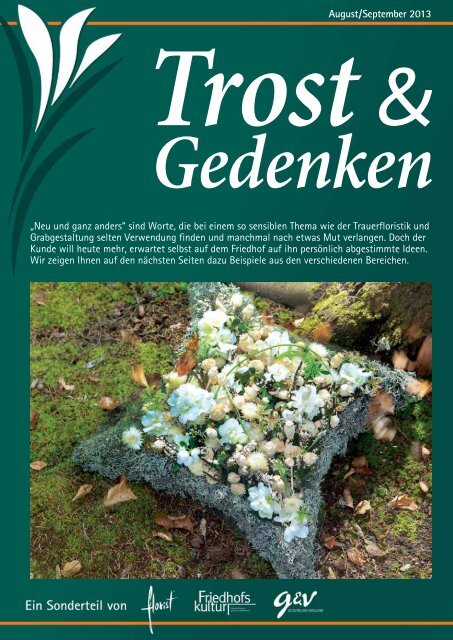 August / September 2013 „Neu und ganz anders“ sind Worte ... - Florist