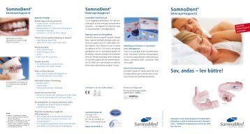 Information Brochure for Dentists (PDF) - Somnomed