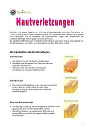 Hautverletzungen - Drogerie Frey