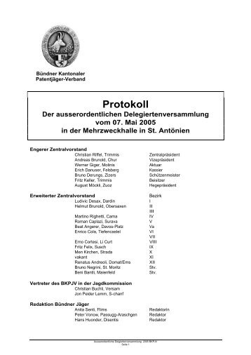 Protokoll - bkpjv