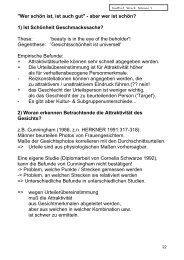 Sozialpsychologie 1 ( 2 SWS, Klausur 4 cp)