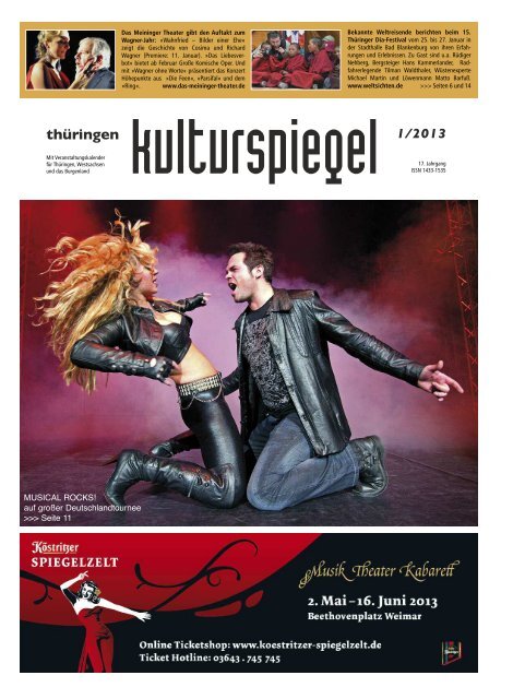 Thüringen Kulturspiegel Januar 2013