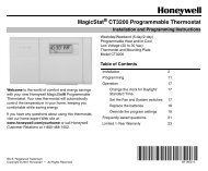 69-0653 - MagicStat CT3200 Programmable Thermostat ... - Geisel