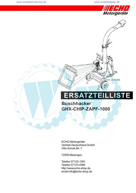Buschhacker GHX-CHIP-ZAPF-1000 - Wölfnitzer Werkzeugkiste ...