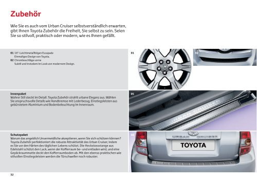 Urban Cruiser - Toyota Forms: Toyota Prospekt