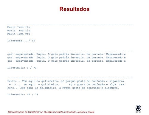 Reconocimiento de Caracteres: Un abordaje invariante a translaci ...