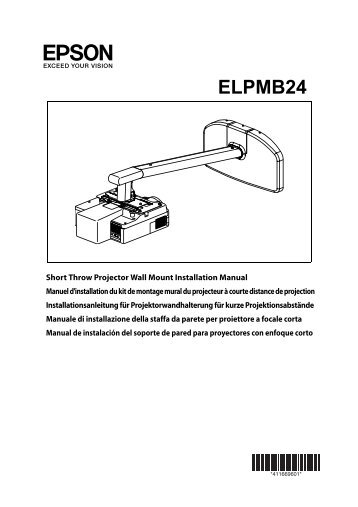 ELPMB24 - Installation Manual - Epson