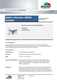 atelier diessner effetto metallo