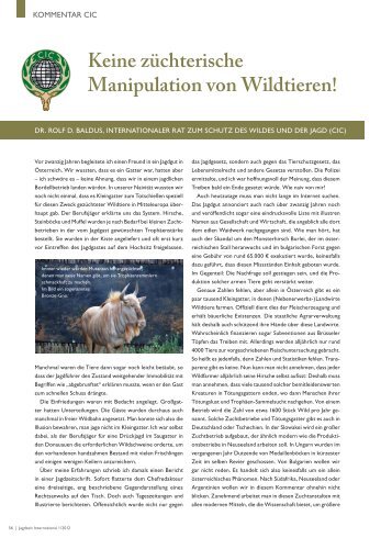 Download - Internationale Rat zur Erhaltung des Wildes und der Jagd