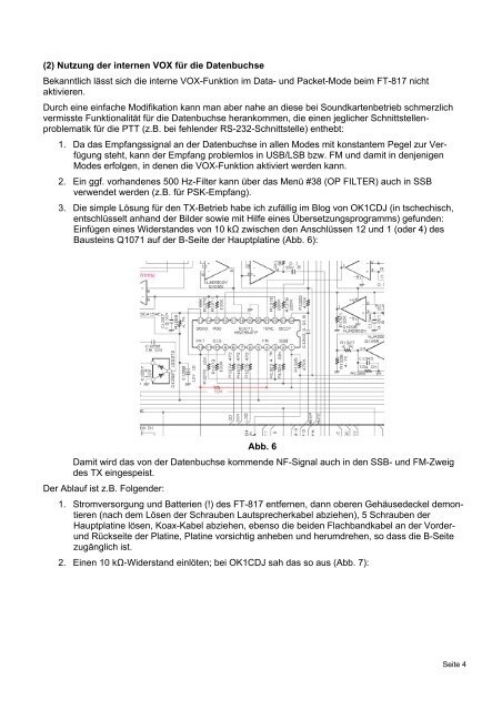 Nützliche Modifikationen am FT-817: (1) DRM ... - Mods-ham.Com