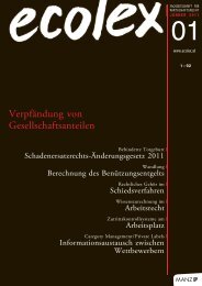 Wissenszurechnung im Arbeitsrecht, ecolex 2011 (pdf) - Fellner ...