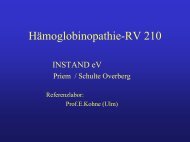 Hämoglobinopathie-RV 210 - INSTAND eV