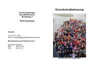 Grundschulbetreuung - Schule Eigeltingen