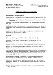 Publikationen/Konferenzen/Vorträge - Germanistik - Universität ...