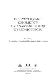 przezwyciężanie konfliktów i ustanawianie pokoju w średniowieczu