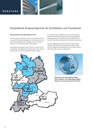 Kompetente Ansprechpartner für Architekten und Fachplaner