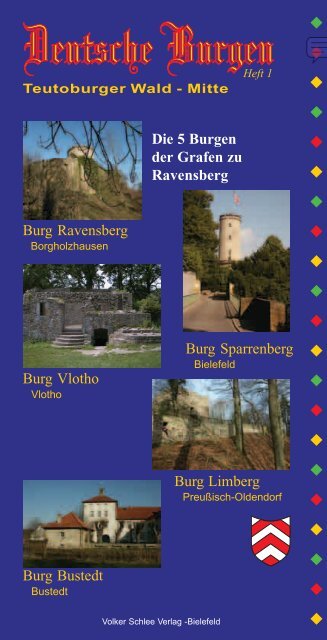 Die 5 Burgen der Grafen zu Ravensberg Burg ... - Edition Schlee