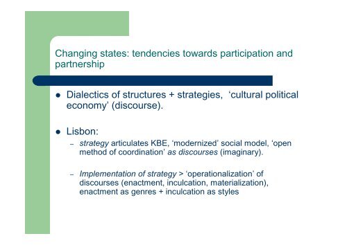 Participation and partnership: a critical discourse analysis ...