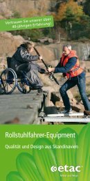 Rollstuhlfahrer-Equipment - Etac