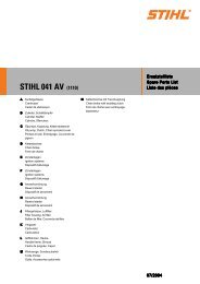 STIHL 041 AV (1110) - Motoculture-jardin