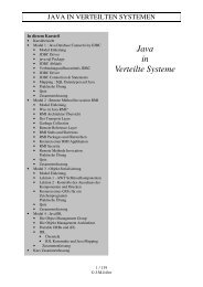 Java in Verteilte Systeme - Joller-Voss