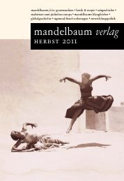 stadtreisen zum jüdischen europa - Mandelbaum Verlag