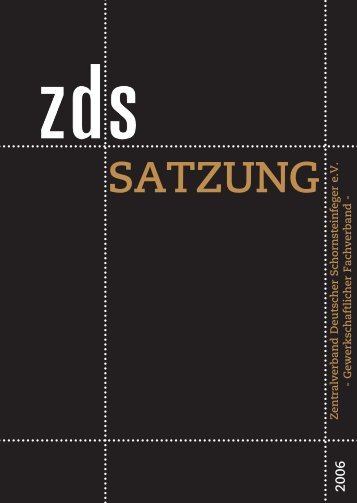 SATZUNG - ZDS Oberbayern