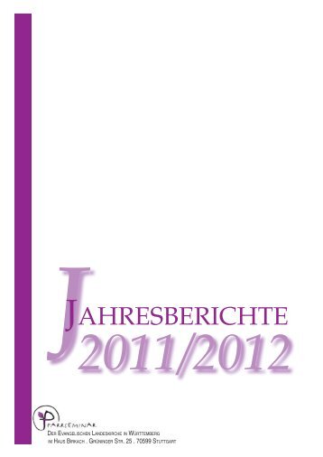 JAHRESBERICHTE - Evangelisches Bildungszentrum