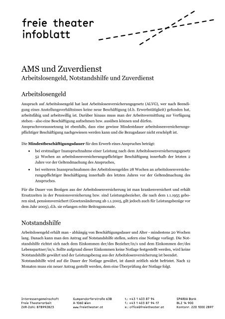 AMS und Zuverdienst