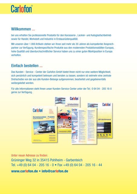 Produktkatalog 2012 - Carlofon Protect