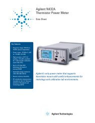 Agilent N432A Thermistor Power Meter - TekNet Electronics