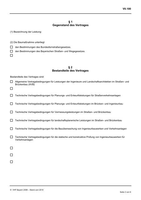 VHB HOCHBAU - Ausgabe März 2012 - VergabeBrief.de