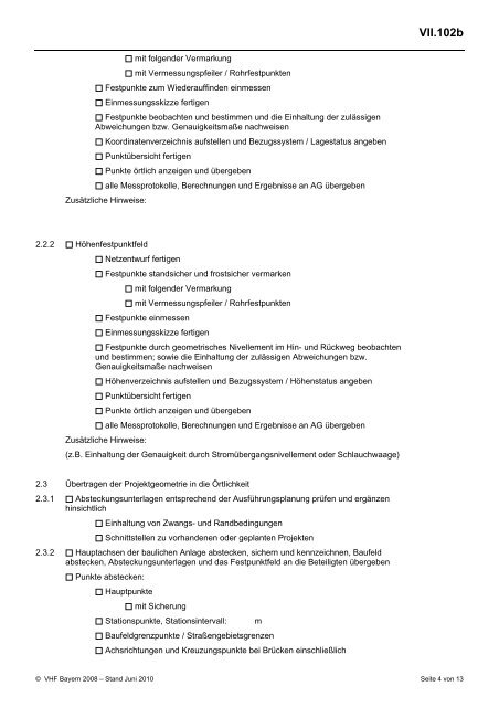 VHB HOCHBAU - Ausgabe März 2012 - VergabeBrief.de