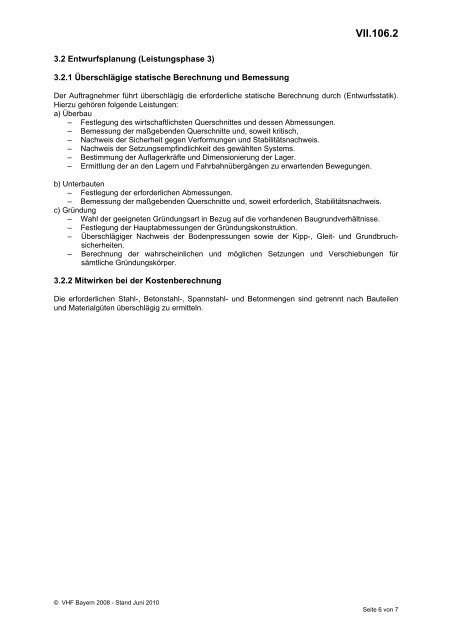 VHB HOCHBAU - Ausgabe März 2012 - VergabeBrief.de