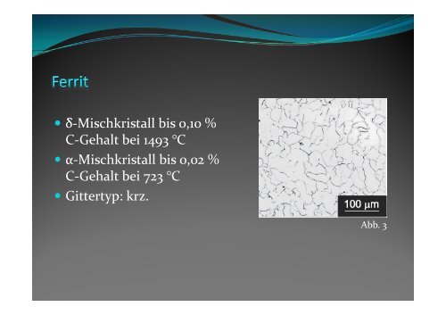 Das Eisen-Kohlenstoff-Diagramm und die einzelnen Phasen in ...