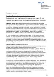 Download Pressemitteilung - Verband Deutscher Betriebs- und ...