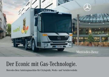 Der Econic mit Gas-Technologie. - Mercedes-Benz