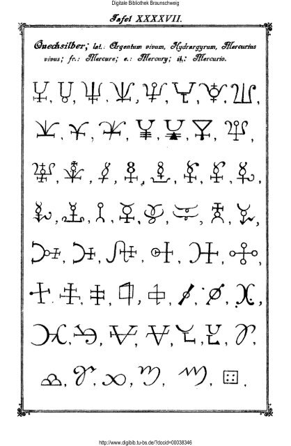 Die Geheimsymbole der Alchymie, Arzneikunde und Astrologie des ...