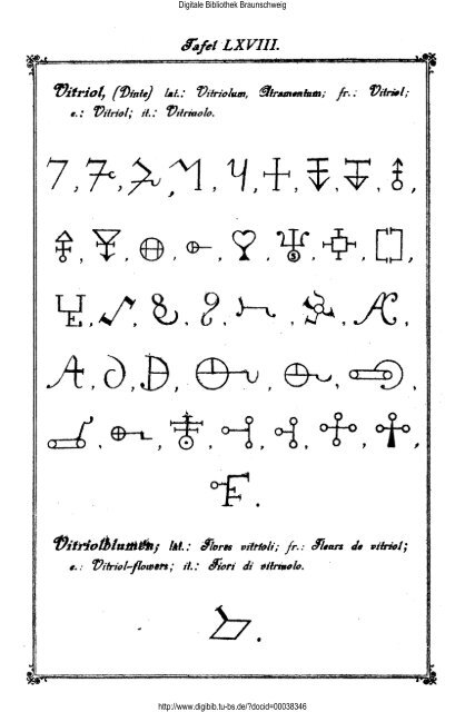 Die Geheimsymbole der Alchymie, Arzneikunde und Astrologie des ...