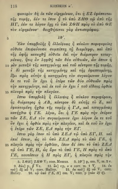 Apollonii Pergaei quae graece exstant cum ... - Wilbourhall.org