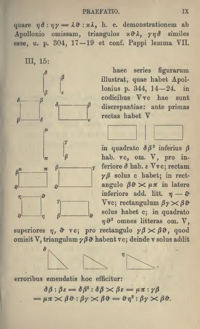 Apollonii Pergaei quae graece exstant cum ... - Wilbourhall.org