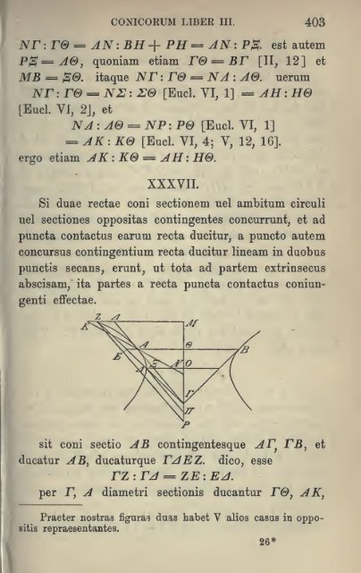 Apollonii Pergaei quae graece exstant cum ... - Wilbourhall.org